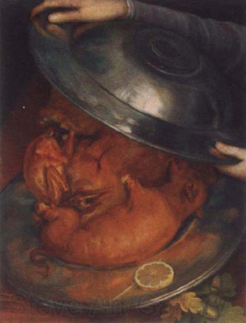 Giuseppe Arcimboldo The cook or the roast disk France oil painting art